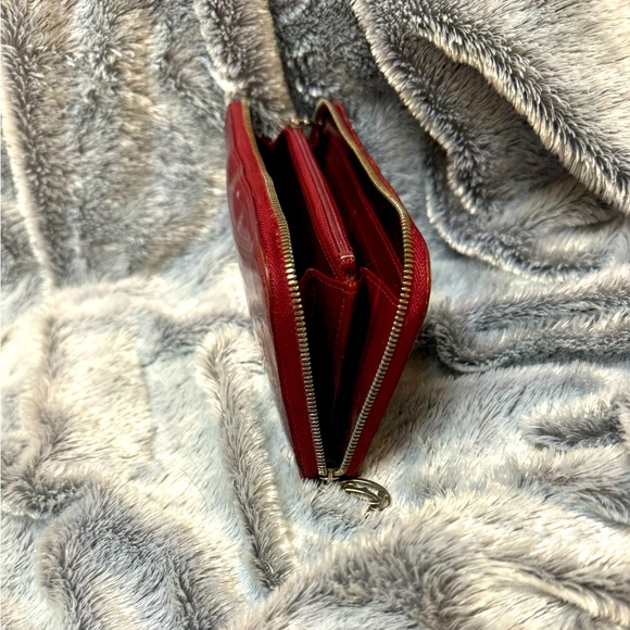 Cartier burgundy wallet, pre loved